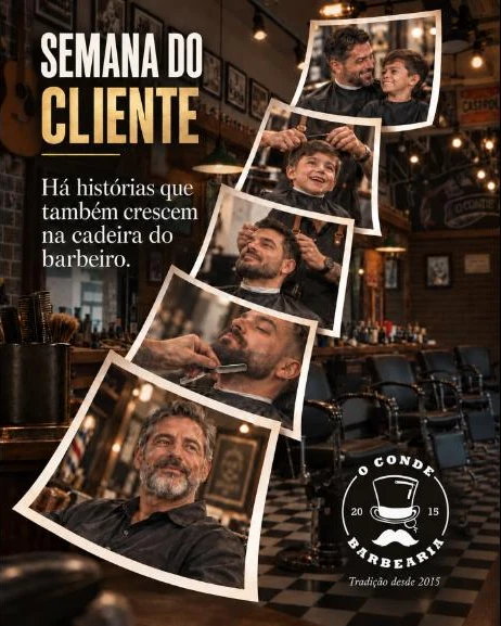 Trabalho de O Conde Barbearia
